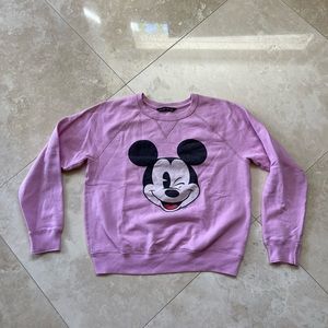 Pink Mickey Mouse sweater